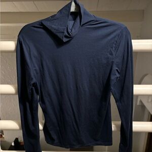 Outdoor Voices Wool Blue Turtleneck